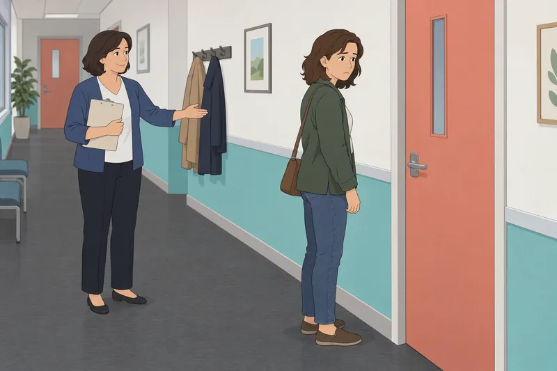 La escala de ansiedad ante una puerta cerrada.