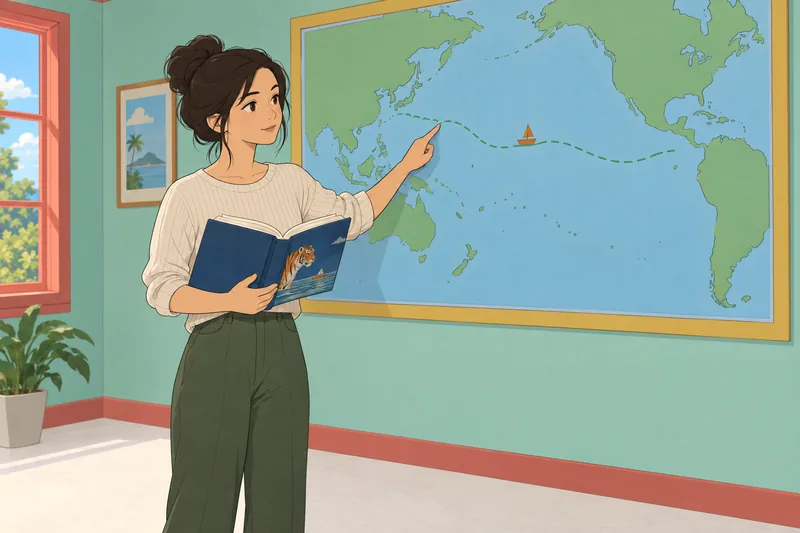 Life of Pi: a reader traces Pi's voyage.