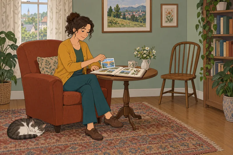 Life Satisfaction Index in a calm living room.