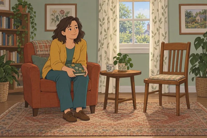 índice de satisfacción en una escena serena.
