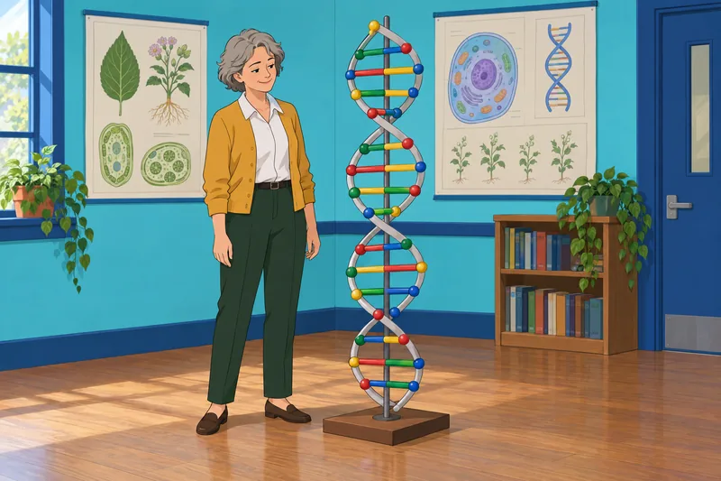 El cuestionario de ciencias muestra genética.