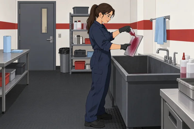 Liquid Penetrant Testing reveals careful application.