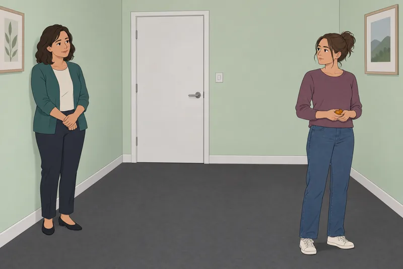 El cuestionario sobre little muestra una conversación tranquila.