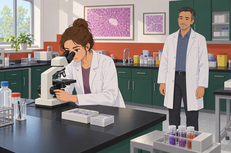 Liver Quiz features a microscope study.