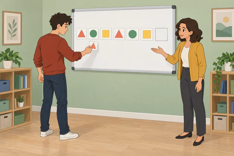 Logical Reasoning Quiz: arranging a rule sequence.