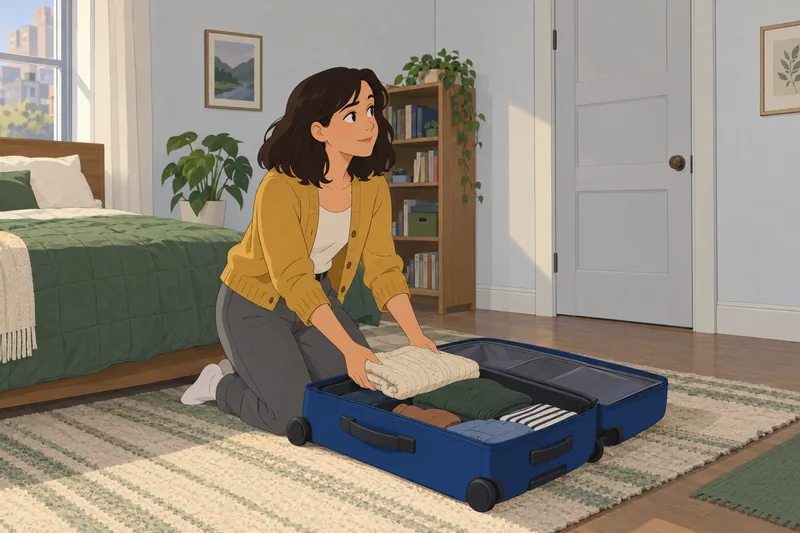 Long Distance Relationship plans meet a packed suitcase.