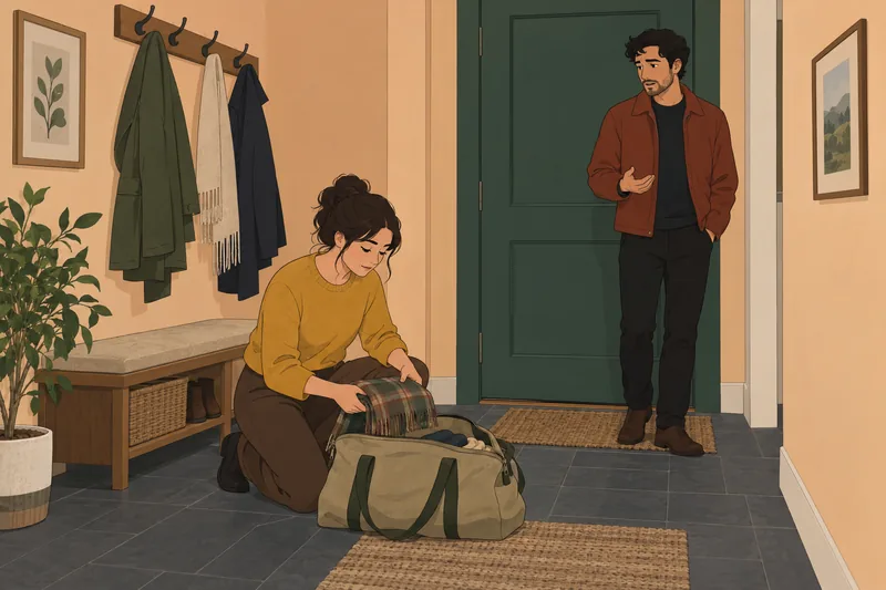 Love Percentage Quiz follows a thoughtful packing moment.