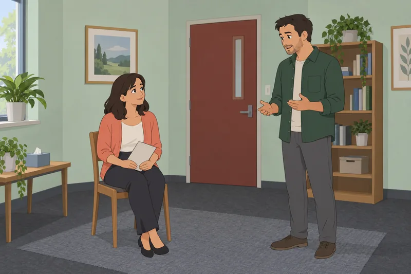 cuestionario de porcentaje: conversación serena y confianza.