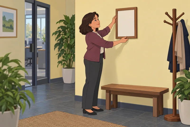 Loyalty Test scene shows organizational pride.
