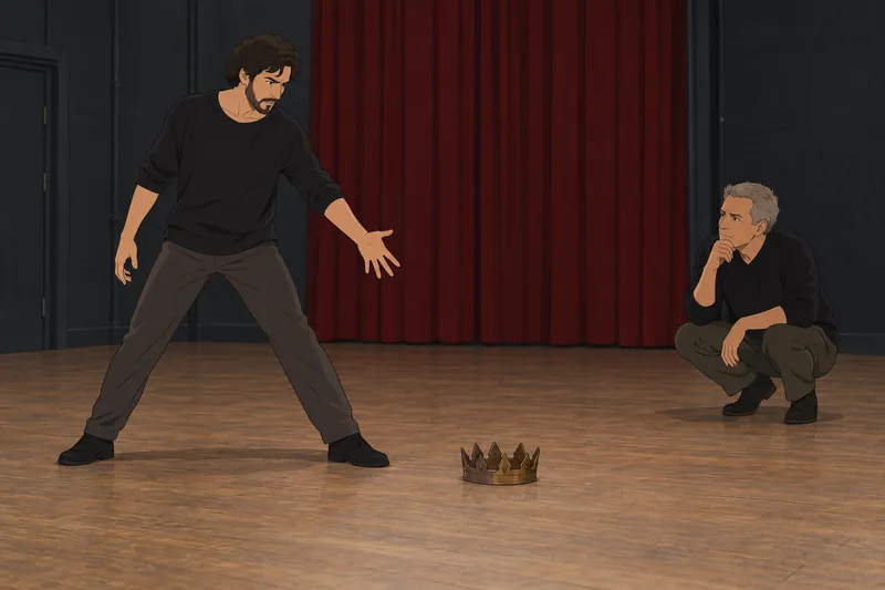 Macbeth Quotes Quiz shows an actor.