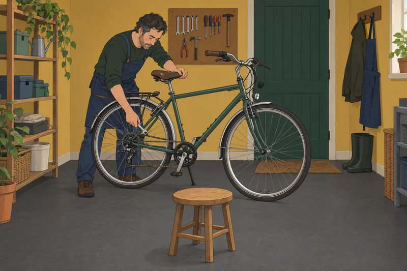 Hardiness Scale Test: He repairs a stalled bicycle.