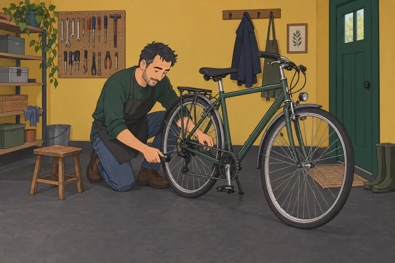 Test de resiliencia de: repara una bicicleta detenida.