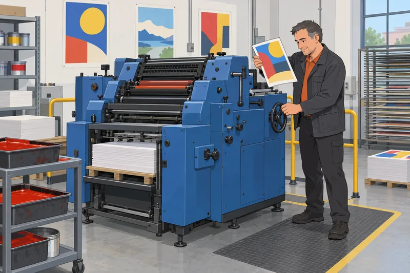 Magazine Quiz meets a compact proofing press.