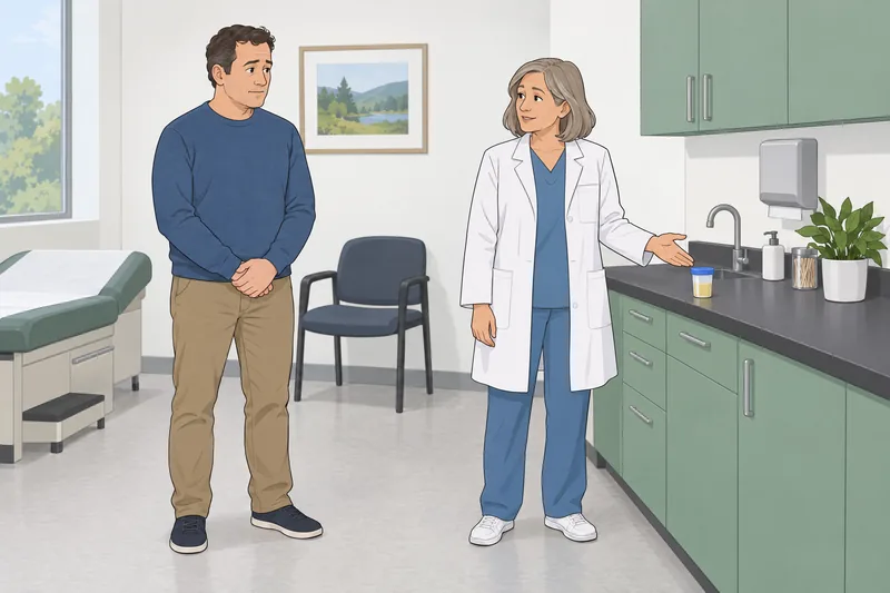 El cuestionario «Haz que presenta una muestra médica.