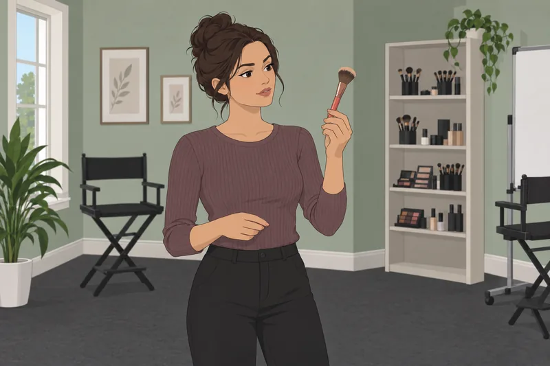 Makeup Archetype Quiz shows a brush workshop.