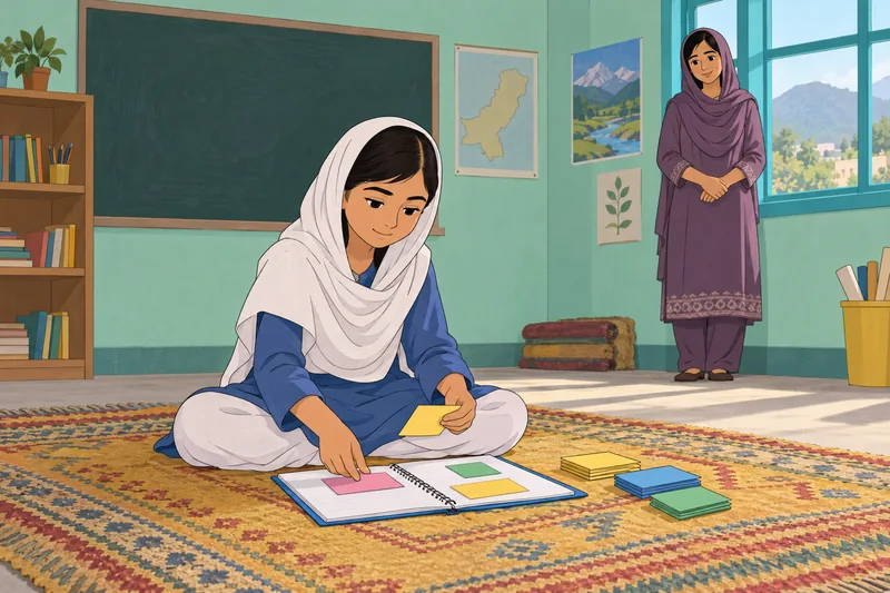 El cuestionario sobre Malala muestra una clase.