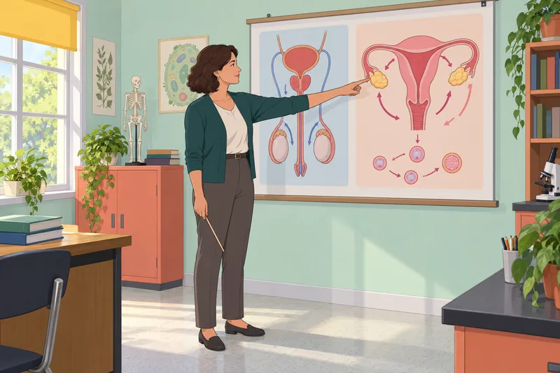 Male and Female anatomy paths appear in class.