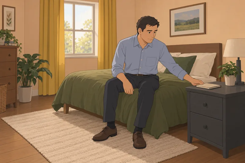 Male Sexual Formula shows a quiet bedroom conversation.