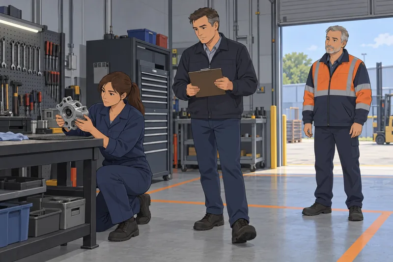 Manager Task Test presents a workshop handoff.