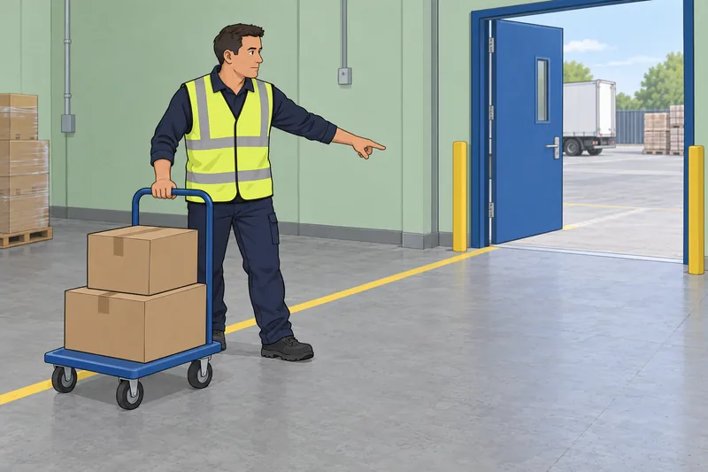 Manual Handling Quiz shows a dispatch room.