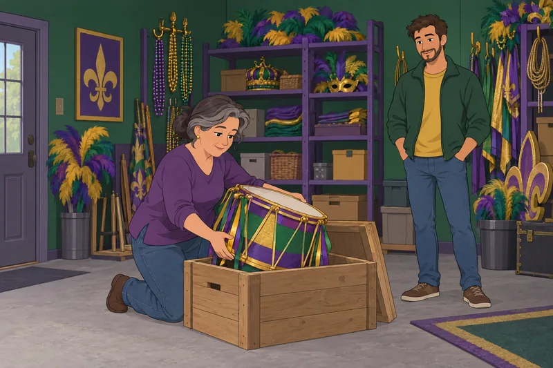 Mardi Gras Quiz explores parade drums.