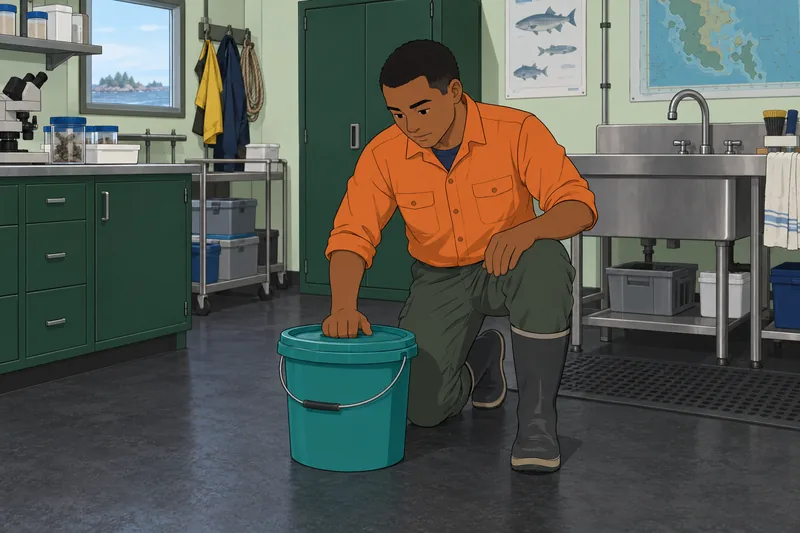 Marine Biology Quiz shows sampling work.