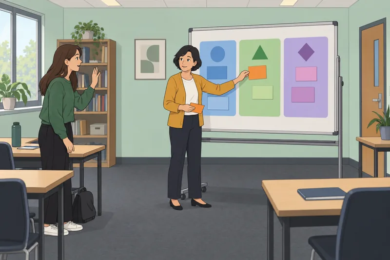 Marketing Quiz shows a teacher explaining audience segments.