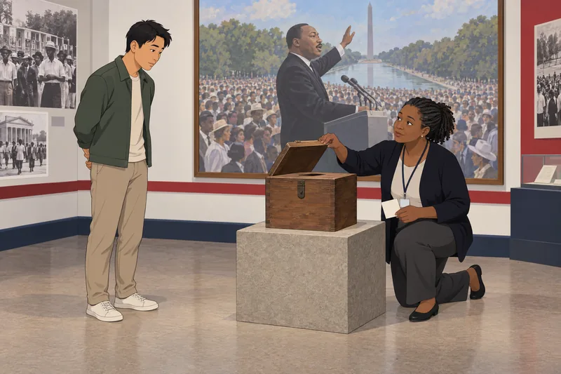 Martin Luther King history meets voting rights.