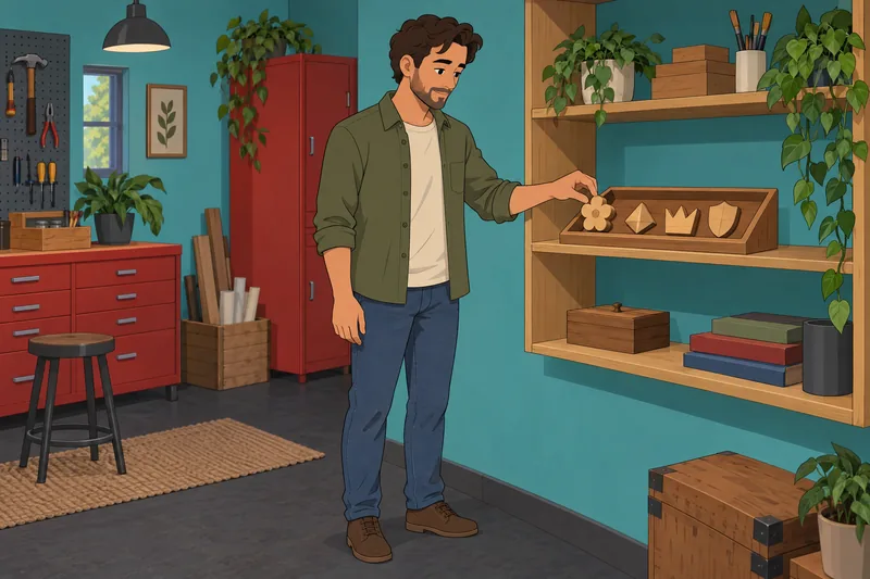 Masculine Archetype Quiz: a man sorts four symbols.
