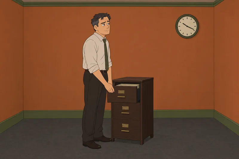 El cuestionario de burnout junto a un reloj.