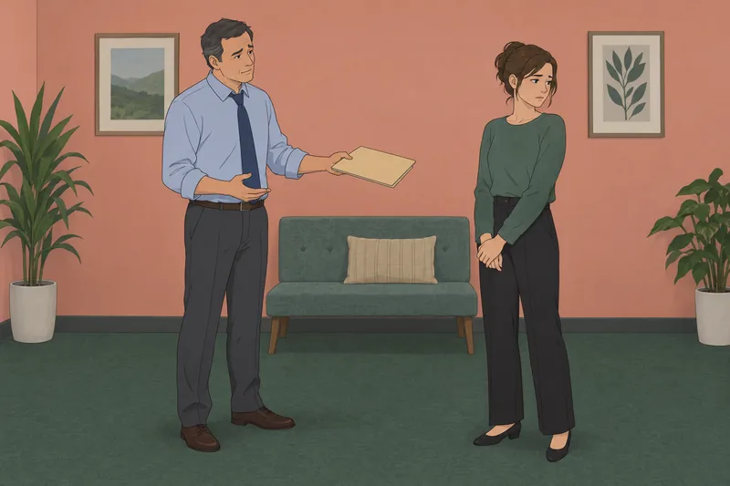 Maslach Burnout Inventory depicts a distant work conversation.