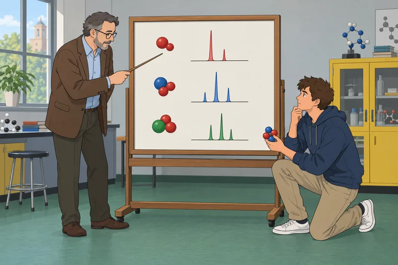 Mass Spectrometry Quiz depicts isotope clusters.