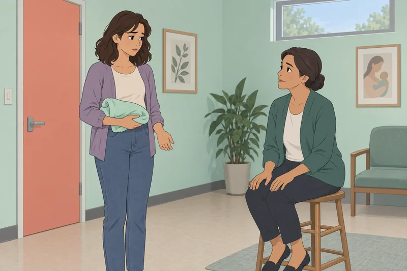 Maternal Ambivalence Scale: a mother watches her child.