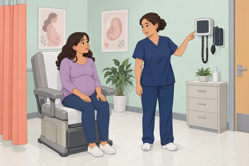 Maternal Newborn Health in a prenatal clinic.