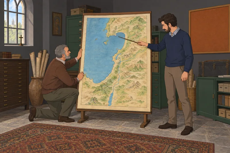 Matthew Bible Quiz beside a scene map.