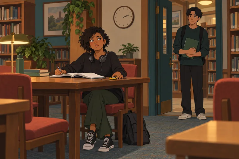 Maladaptive Daydreaming Test: student reaches toward player