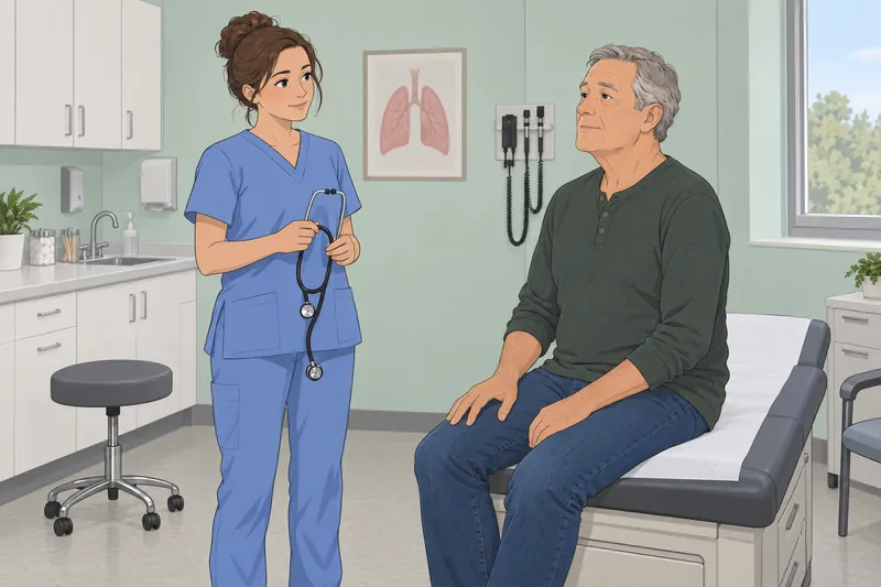 cuestionario médico-quirúrgico sobre la respiración.