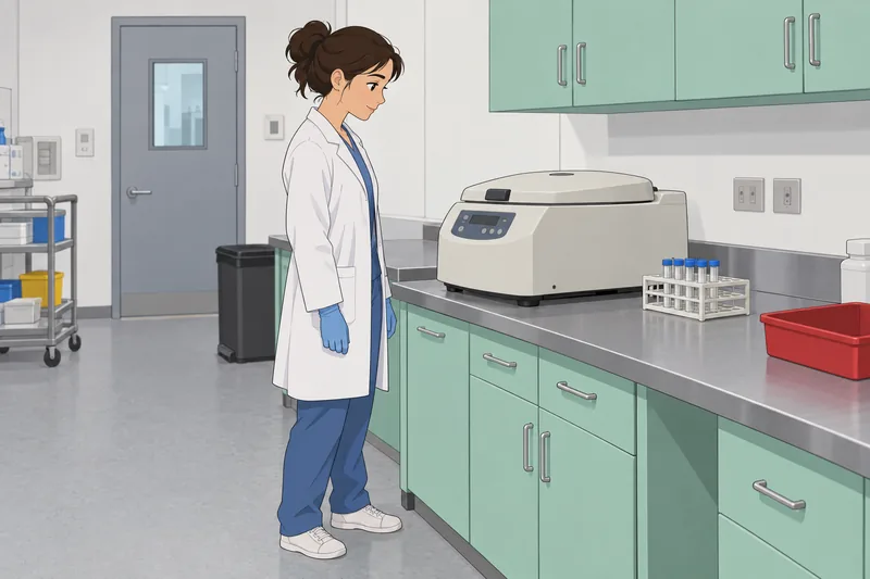 El cuestionario de tecnología muestra una centrifugadora.