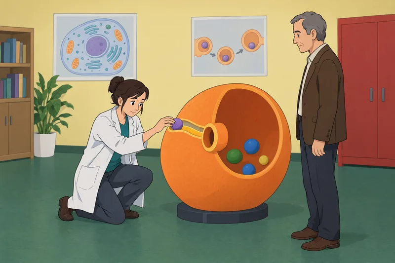 Membrane Transport Quiz shows a vesicle approaching release.