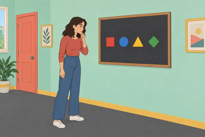 Memory Test shows a student studying tile order.