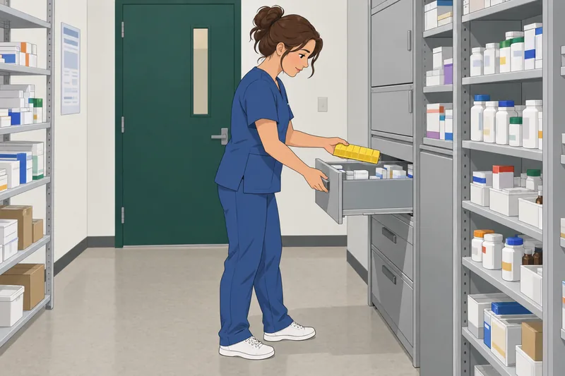 Mental Health Medications in a pharmacy.