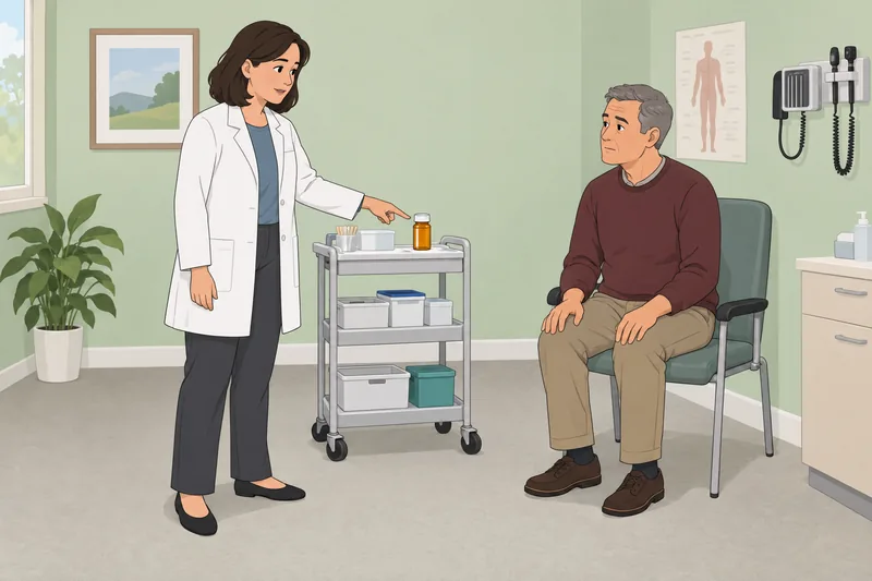 Mental Health Medications in a clinic.