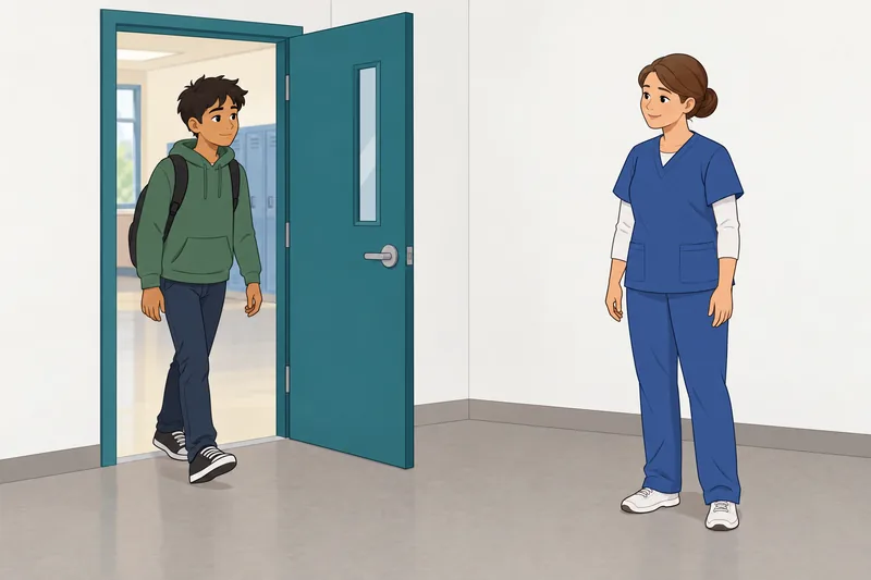 Mental Health Quiz: a teen approaches support.