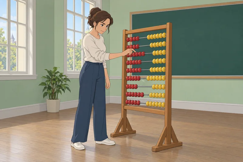 Mental Math Quiz shows an abacus learner.