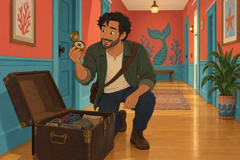 Mermaid Name Quiz depicts a compass choice.