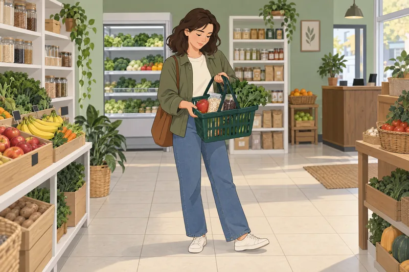 Metabolic Type Quiz shows a shopper comparing ingredients.