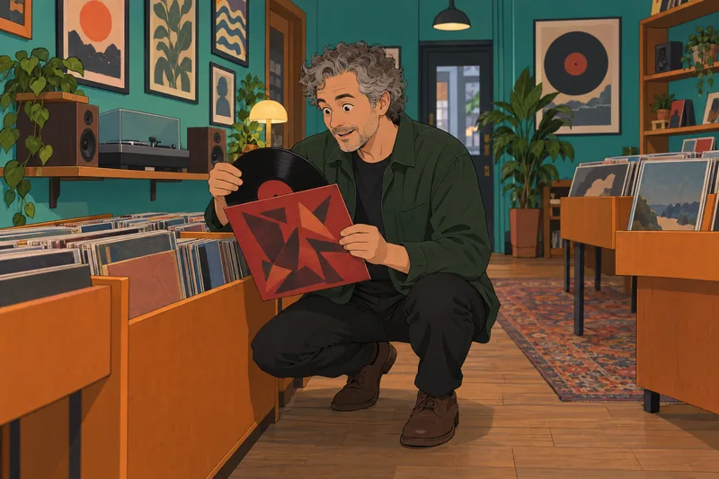 Metal Quiz visits a record shop.