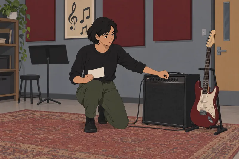 Quiz de metal muestra una prueba musical.