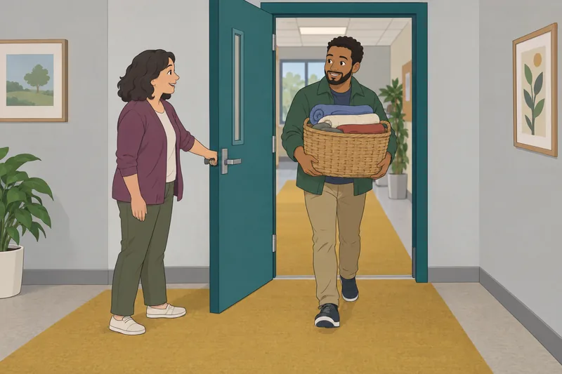 Social Orientation Assessment follows a coordinated mail handoff.
