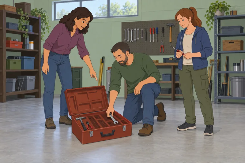 Social Orientation Assessment shows coworkers aligning a shelf.